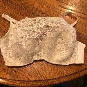 Cream Soma Lace Camisole Bra.